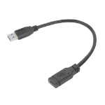 ACT USB Type-A male naar USB Type-C female adapterkabel 0,2m