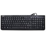 Acer KB.USB0B.459 keyboard USB QWERTZ German Black