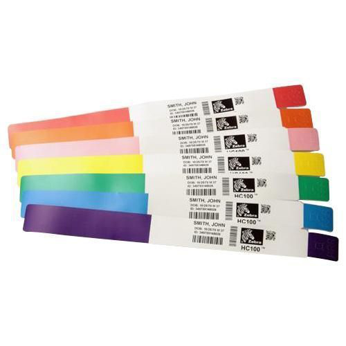 Image of Zebra Z-Band Fun Green Self-adhesive printer label