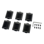 APC NetShelter Cable Management, Mounting Rail Brush Strips, Set of 6, for NetShelter SX 750 mm Wide, Black, 76 x 114 x 13 mm