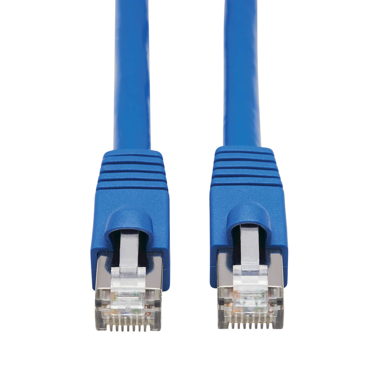 Cat.6 f/UTP 23 AWG rj45 Plug - with Boots. RJ-45 (M). Cable UIM-dom, cat5 Patch Cable, 1 m Blue (dal) (p1bl Patch Cord cat5 1m Blue dal Bus). Промышленный Ethernet кабель.
