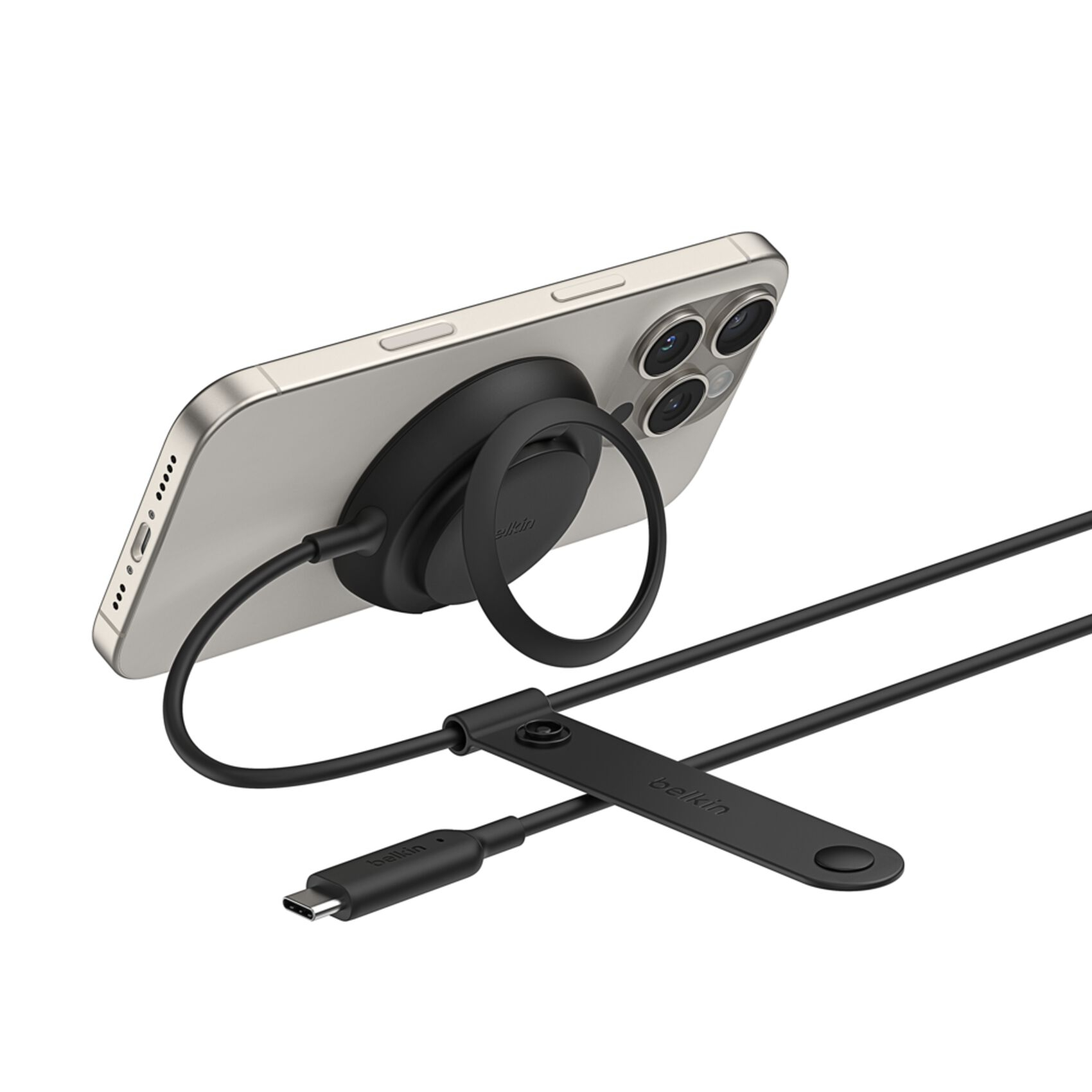 Belkin WIA014HQBK mobile device charger Headphones. Smartphone Black U