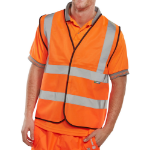 BEESWIFT B-Seen EN ISO 20471 Vest Orange Large