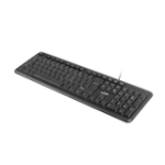 uGo UKL-1588 keyboard Universal USB QWERTY US English, US International Black