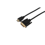 4Cabling 022.002.0306 video cable adapter 0.5 m HDMI Type A (Standard) DVI-D Black