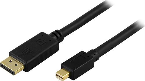 DP-1131 DELTACO DP-1131 - 3 m - DisplayPort - Mini DisplayPort - Male - Male - 1920 x 1080 pixels