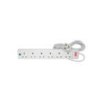 Mercury 429.850UK power extension 5 m 6 AC outlet(s) Indoor White