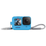 GoPro Sleeve + Lanyard Blue HERO12, HERO11, HERO10 & HERO9 Black