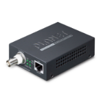 PLANET 1-Port 10/100TX Ethernet over Network transmitter & receiver Black