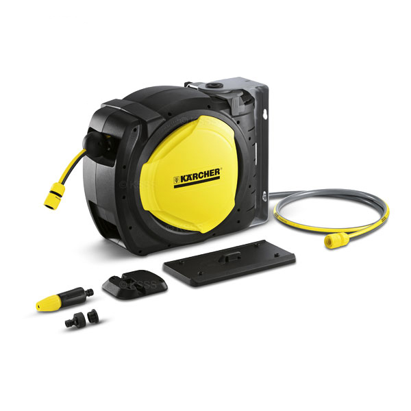Image of Kärcher CR 7.220 - Wall-mounted reel - Black - Yellow - 22 m