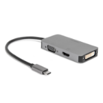 Rocstor Y10A266-A1 USB graphics adapter Black, Grey