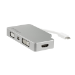 StarTech.com USB C Multiport Video Adapter with HDMI, VGA, Mini DisplayPort or DVI - USB Type C Monitor Adapter to HDMI 1.4 or mDP 1.2 (4K) - VGA or DVI (1080p) - Silver Aluminum