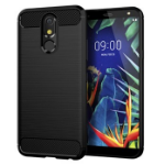 JLC LG K40 Brushed Silicone Case - Black