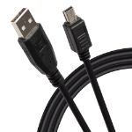 Maplin USB-A to Mini USB-B Cable - Black - 5m
