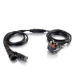 C2G 3m UK Power Cord Splitter (BS 1363 to 2x IEC320 C13)