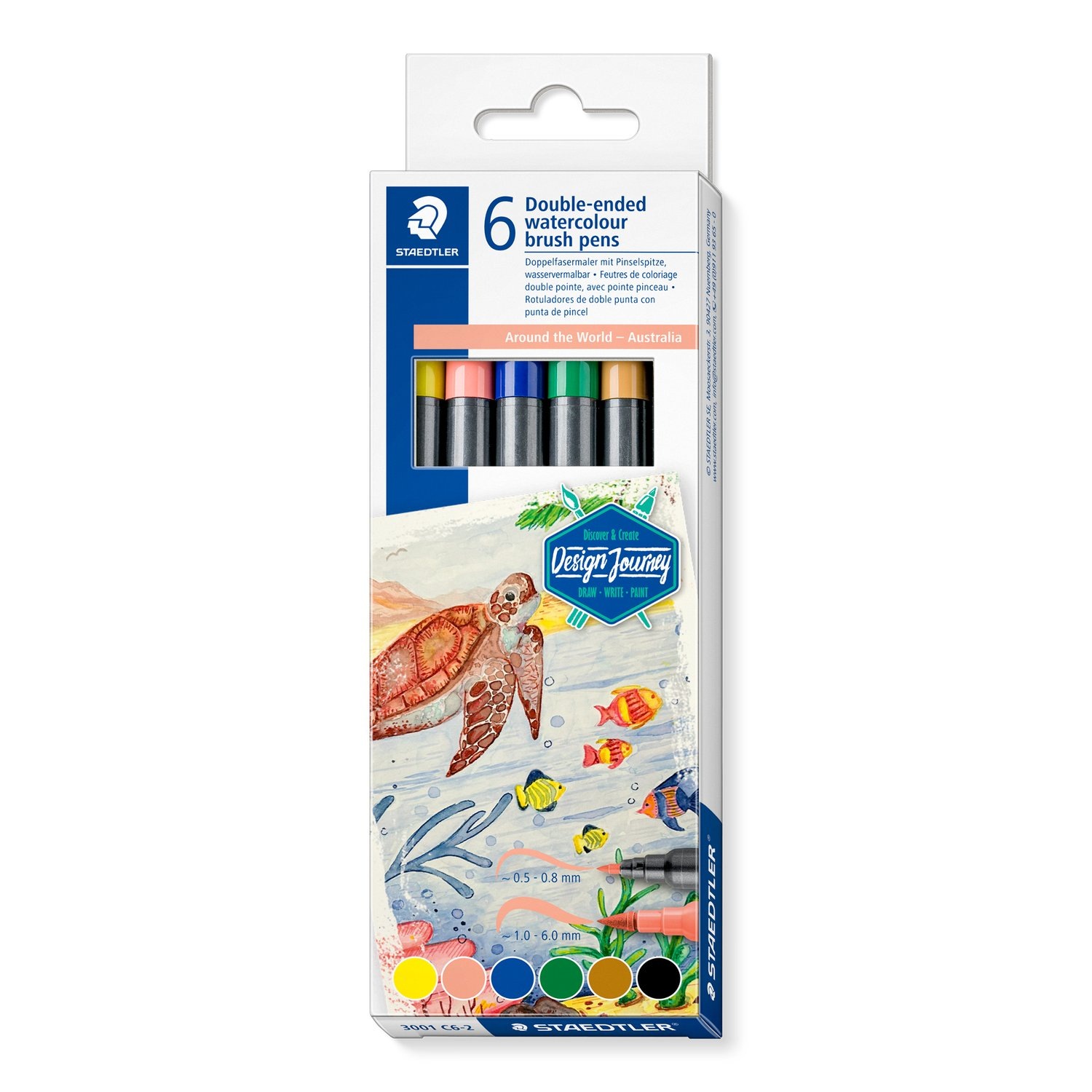 Staedtler 3001 C6-2 felt pen Fine