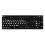 Logickeyboard LKB-LPWB-A2PC-DE keyboard Universal USB QWERTZ German Black