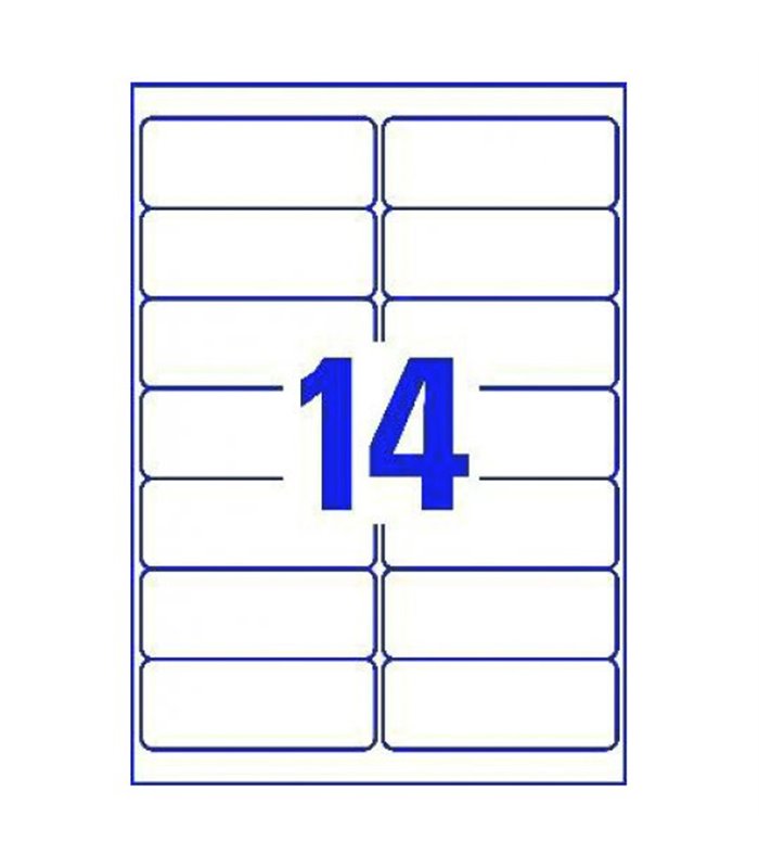 Image of BCD Compatible Avery L7163 Replacement 1400 White S/Adh Labels