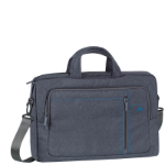 Rivacase 7530 grey Laptop Canvas bag 15.6 / 6 notebook case 39.6 cm (15.6") Briefcase Taupe