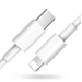 JLC Z91 Type C Male to Lightning Cable 1M White