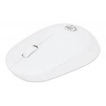 Manhattan Performance III Wireless Mouse, White, 1000dpi, 2.4Ghz (up to 10m), USB, Optical, Ambidextrous, Three Button with Scroll Wheel, USB nano receiver, AA battery (not included), Low friction base, Three Year Warranty, Retail Box