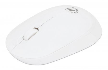 Manhattan Performance III Wireless Mouse, White, 1000dpi, 2.4Ghz (up to 10m), USB, Optical, Ambidextrous, Three Button with Scroll Wheel, USB nano receiver, AA battery (not included), Low friction base, Three Year Warranty, Retail Box