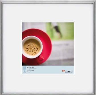 Image of walther design Galeria - Plastic - Silver - Single picture frame -...
