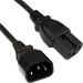 Cablenet CNL 0.75M C14-C15 Bk Rbr 0.75MM