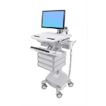 Ergotron StyleView White Flat panel Multimedia cart