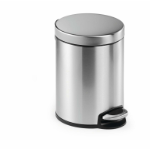 Durable Pedal bin stainless steel 5L round