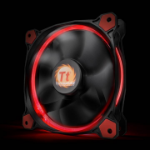 Thermaltake Riing 14 Computer behuizing Ventilator 14 cm Zwart, Rood