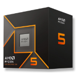 AMD Ryzen 5 9600 CPU with Wraith Stealth Cooler, AM5, 3.8GHz (5.2 Turbo), 6-Core, 65W, 38MB Cache, 4nm, 9th Gen, Radeon Graphics