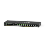NETGEAR GS316EP Managed Gigabit Ethernet (10/100/1000) Power over Ethernet (PoE) Black
