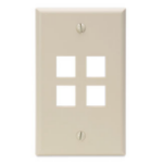 Leviton 41080-4IP wall plate/switch cover Ivory