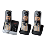 Panasonic KX-TG6723GB telephone DECT telephone Caller ID Black