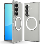 Spigen Air Skin (MagFit) mobiele telefoon behuizingen 20,3 cm (8") Hoes Transparant, Wit