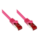 Alcasa 30m Cat 6 S/FTP netwerkkabel Magenta Cat6 S/FTP (S-STP)