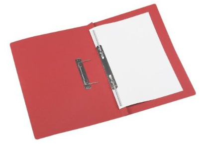 Image of Rexel Jiffex Foolscap Transfer File Red (50)