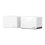 TP-LINK Mercusys Halo H85X(2-pack) AX3000 Whole Home Mesh Wi-Fi 6 System