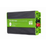 Gembird EG-PWC-PS2000-01 netvoeding & inverter Auto 2000 W Zwart, Groen