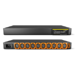 Vertiv UI10014L power distribution unit (PDU) 10 AC outlet(s) 1U Black