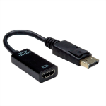 VALUE 12.99.3139 video cable adapter 0.15 m DisplayPort HDMI Type A (Standard) Black