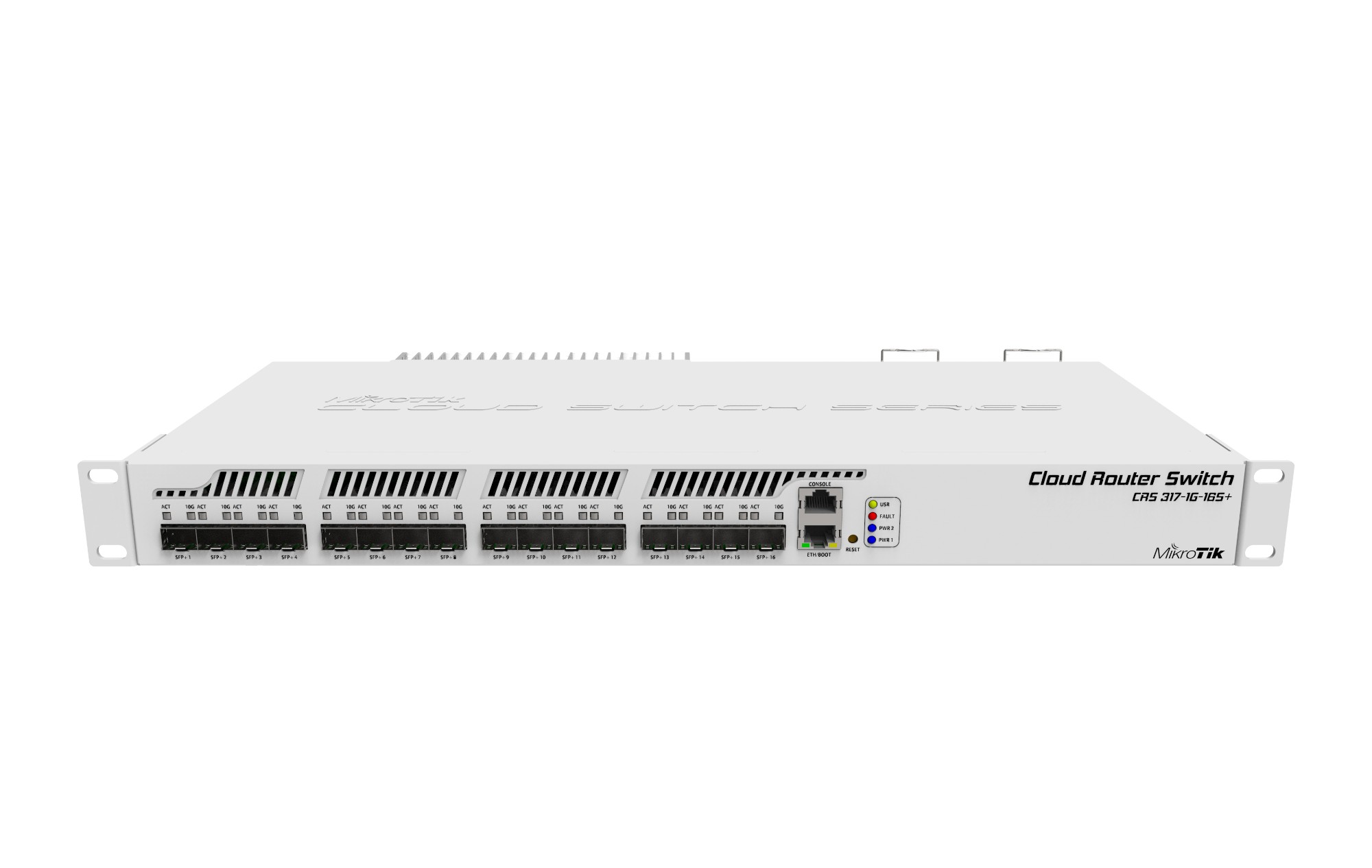 Image of Mikrotik CRS317-1G-16S+RM network switch Managed L3 1U Grey