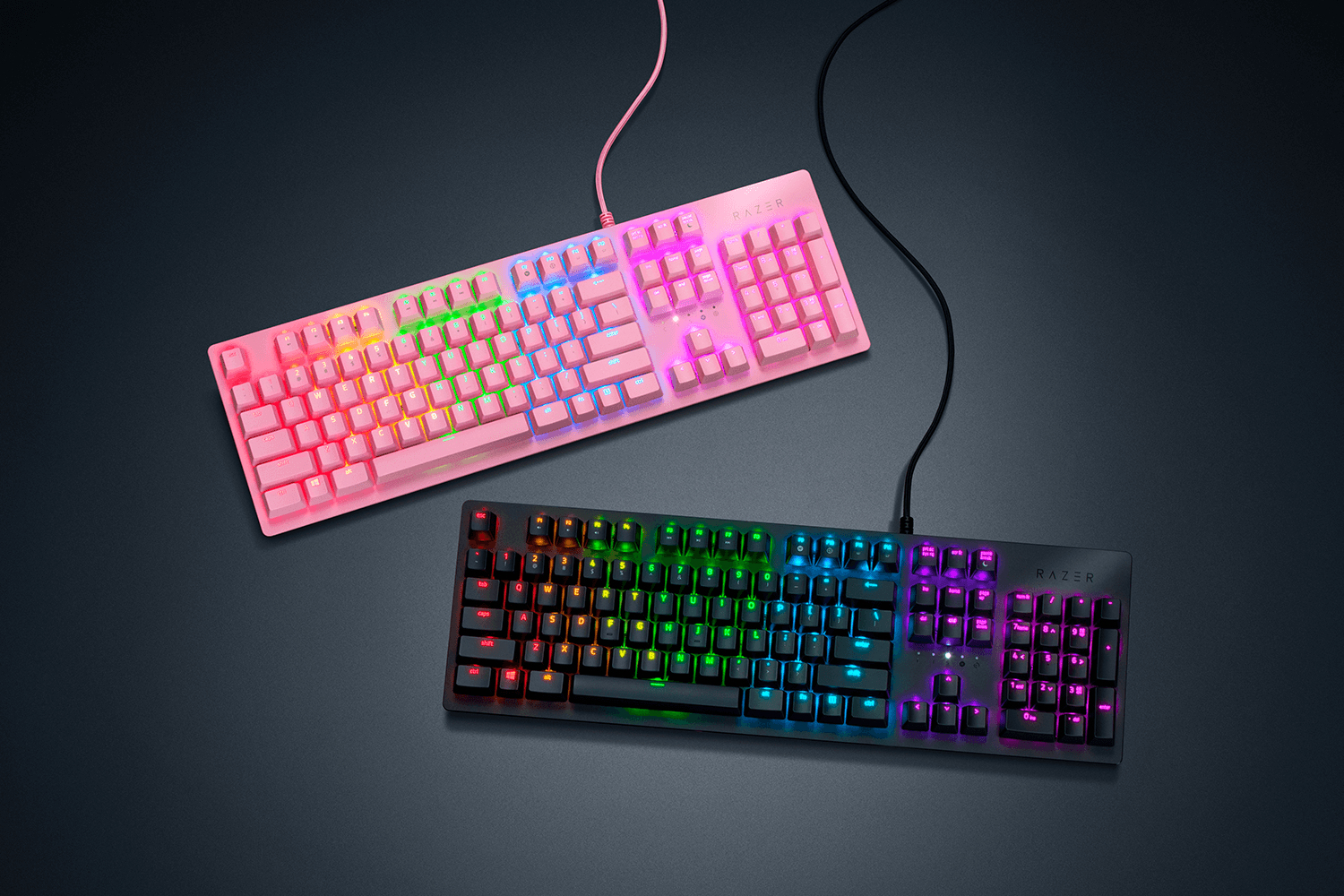 Razer Huntsman keyboard USB Pink | eBay