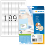 HERMA Labels Premium A4 25.4x10 mm white paper matt 4725 pcs.