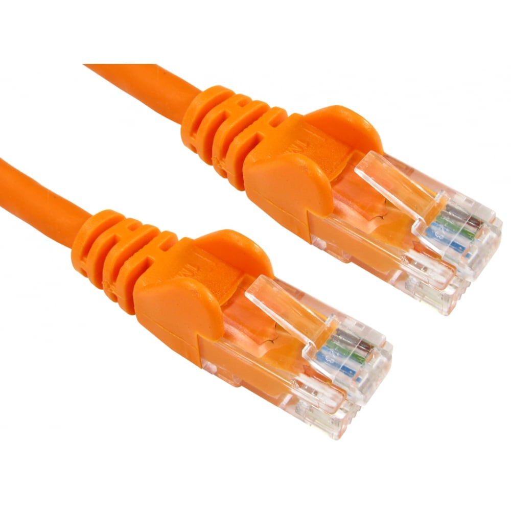 Cables Direct 1m Economy Gigabit Networking Cable - Orange