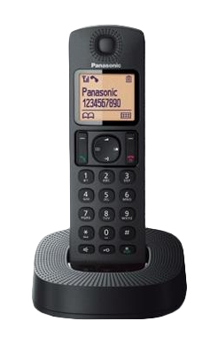 Panasonic KX-TGC310 DECT-telefon Namn och uppringnings-ID Svart