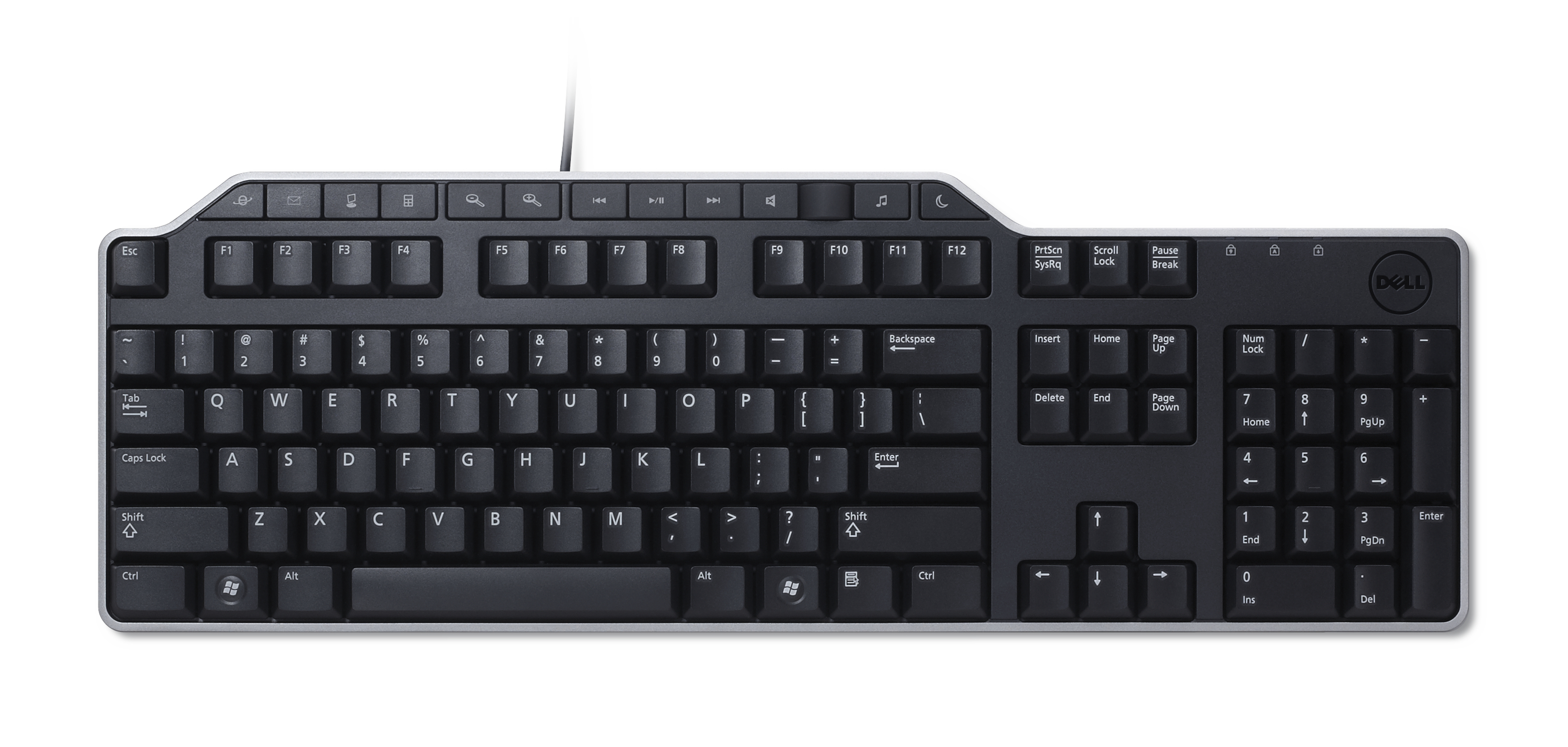 Image of DELL KB522 keyboard USB QWERTY US International Black