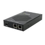 Perle S-1110DHP-SFP network media converter 1000 Mbit/s Black