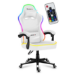 Huzaro FORCE 4.4 RGB PC gaming chair Bucket (cradle) seat White